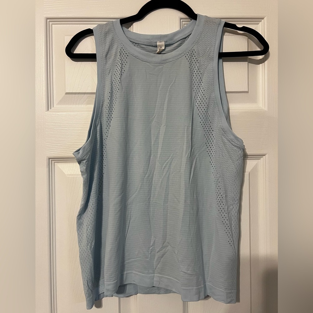 Lululemon Athletica Sky Blue Muscle Tee